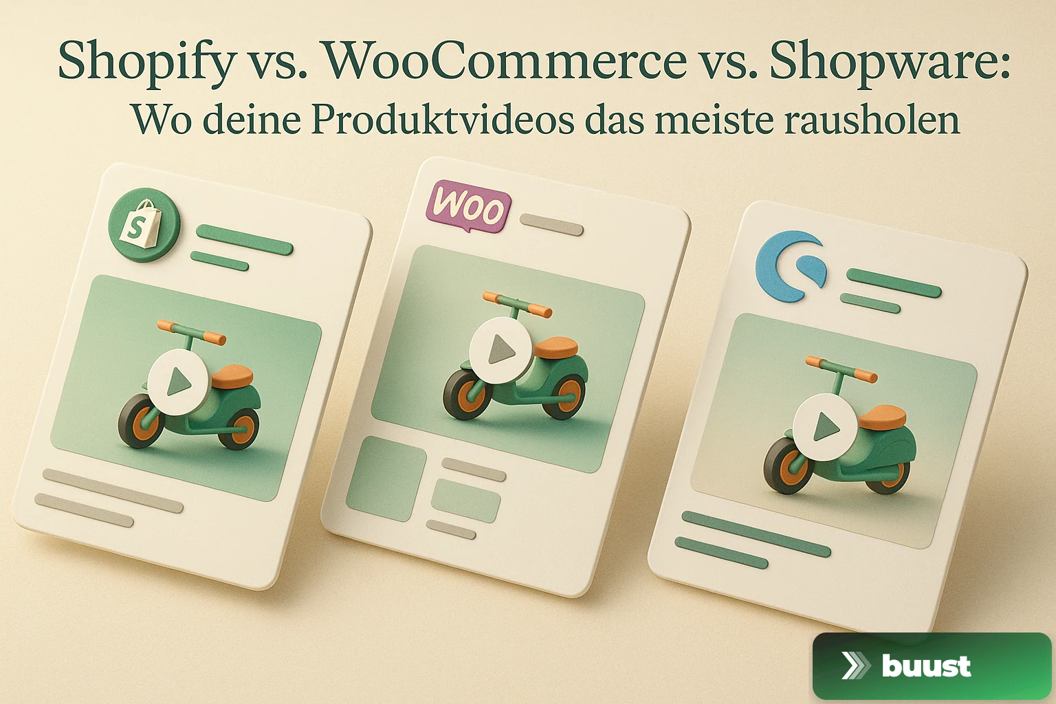 Shopify vs. WooCommerce vs. Shopware: Where Your Product Videos Get the Most Lift