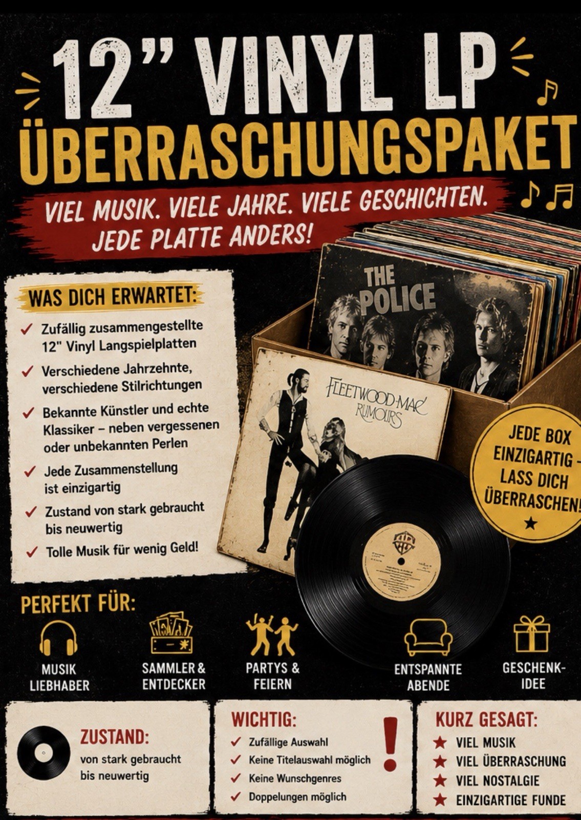25 x LP 70er 80er Paket Sammlung Rock Pop Disco Overstocks Jazz etc.