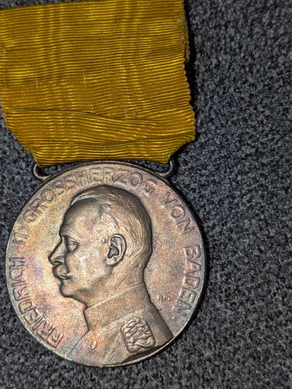 Friedrich II Grossherzog von Baden für Verdienst Orden Auszeichnung 1WK