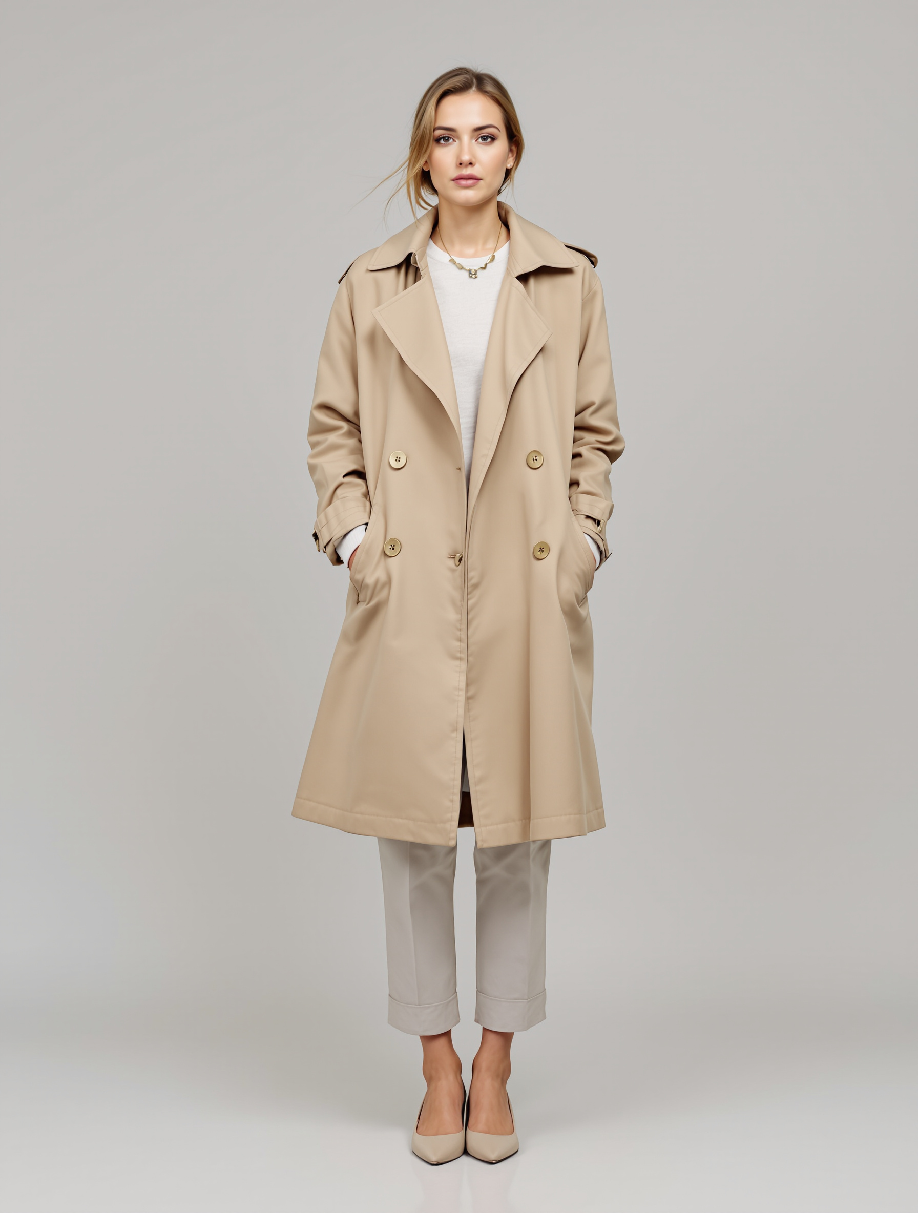 Jacket, full-body look