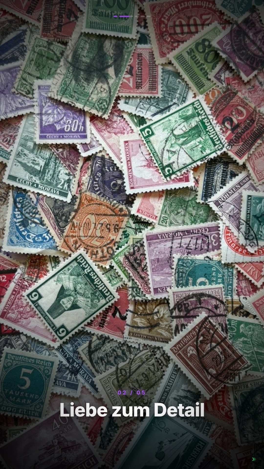 Verkaufsvideo-Beispiel für Deutsche Briefmarken