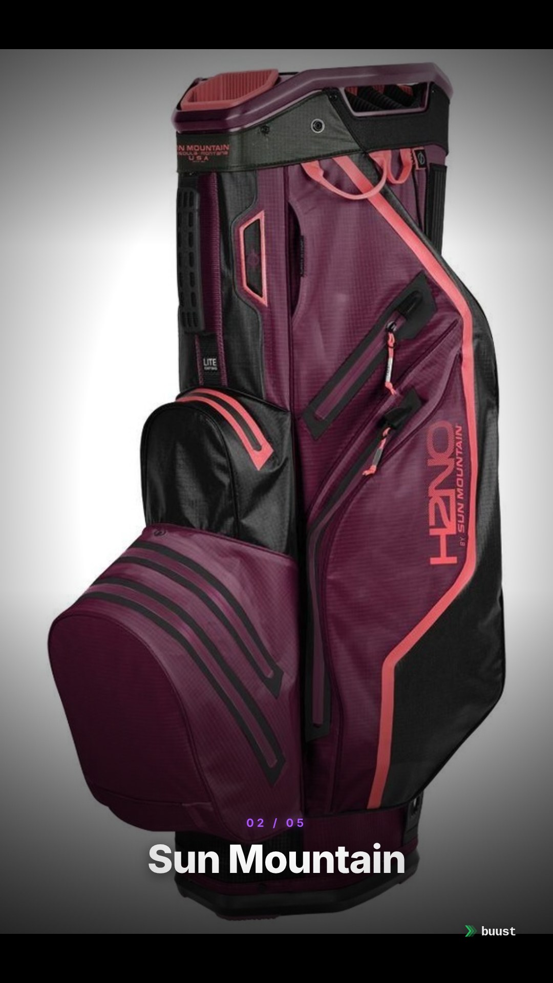 Verkaufsvideo-Beispiel für Golfbags