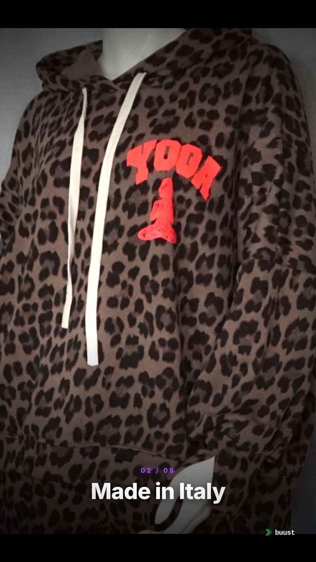 Verkaufsvideo-Beispiel für Vintage-Hoodies