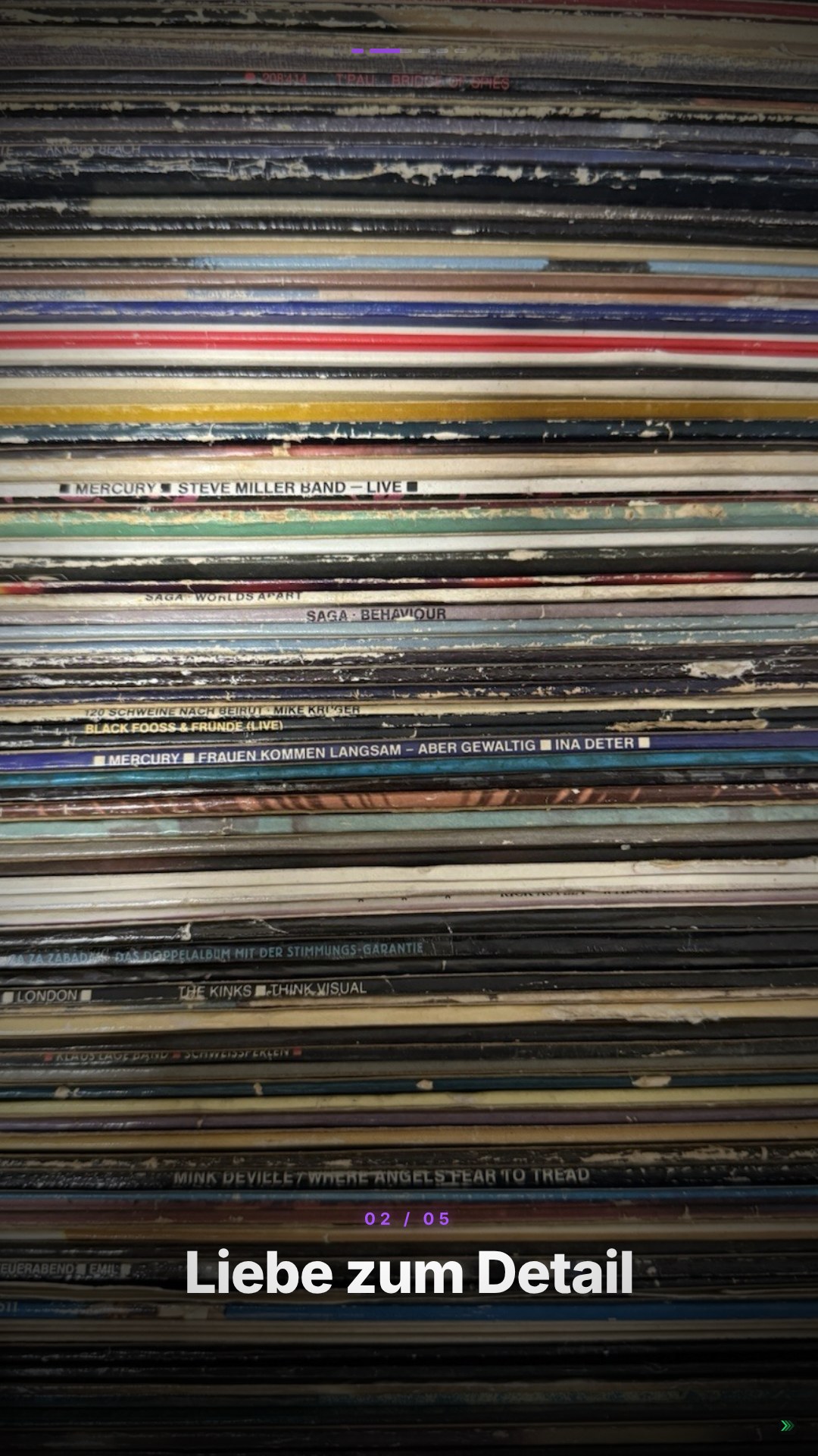 Verkaufsvideo-Beispiel für Rock-Schallplatten