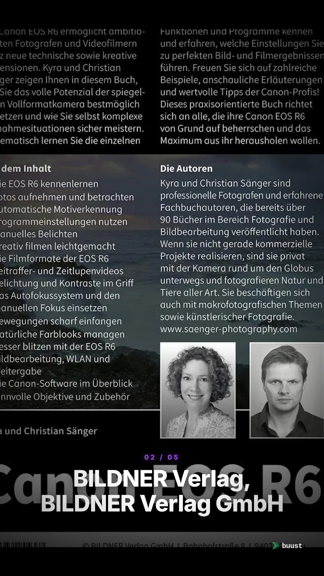 Verkaufsvideo-Beispiel für Canon EOS Kameras