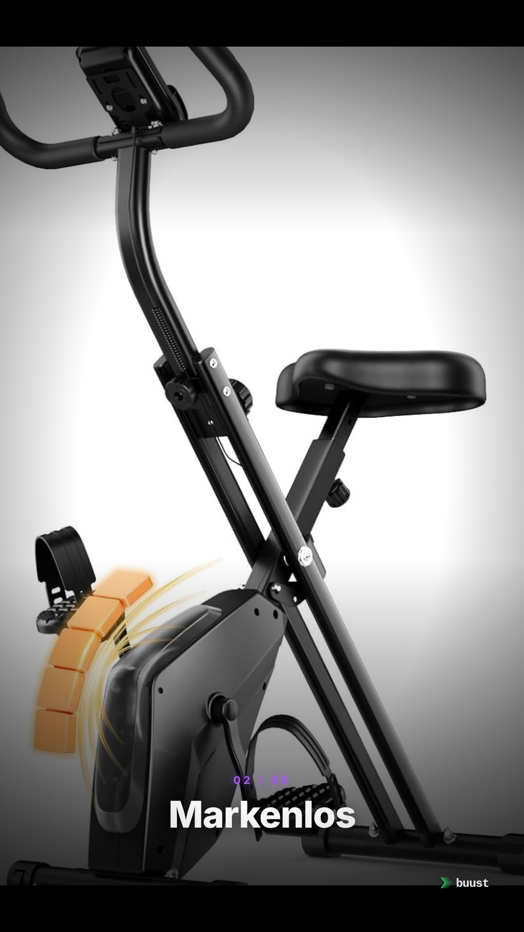 Verkaufsvideo-Beispiel für Hometrainer