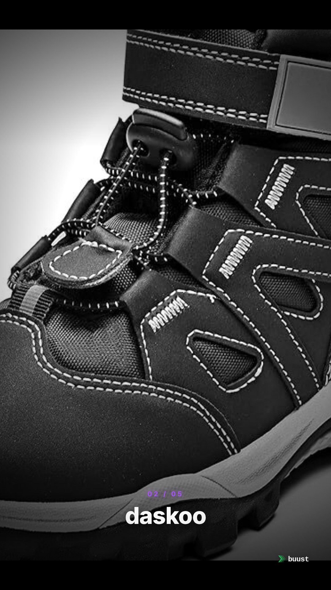 Verkaufsvideo-Beispiel für Winterstiefel