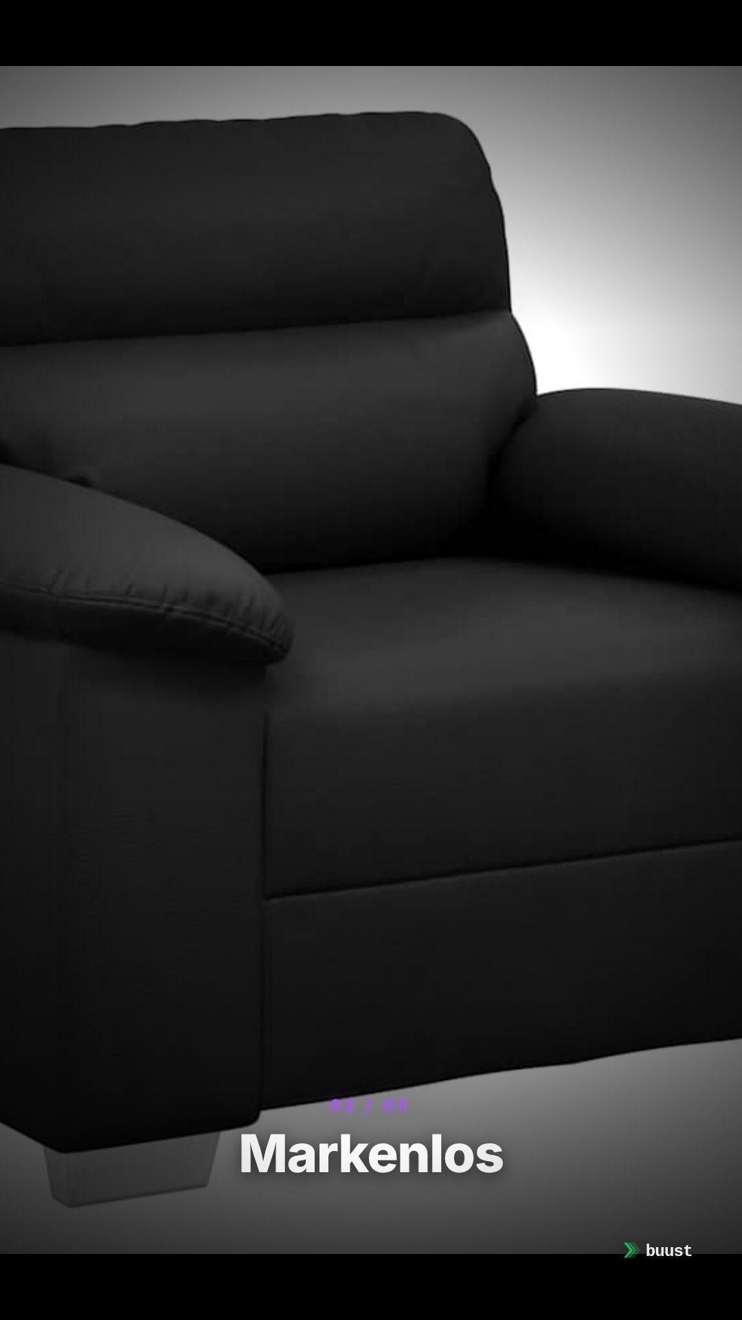 Verkaufsvideo-Beispiel für Ledersofas