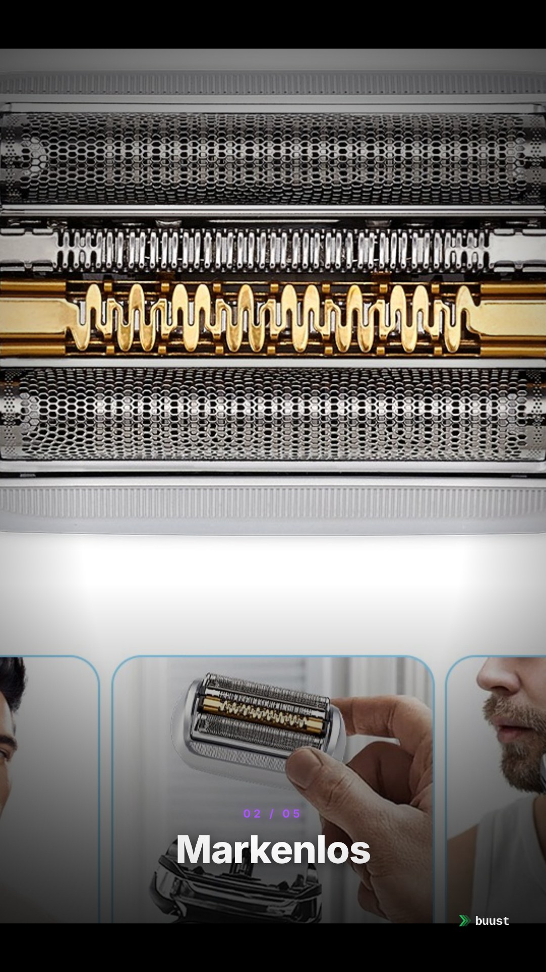 Verkaufsvideo-Beispiel für Elektrische Rasierer