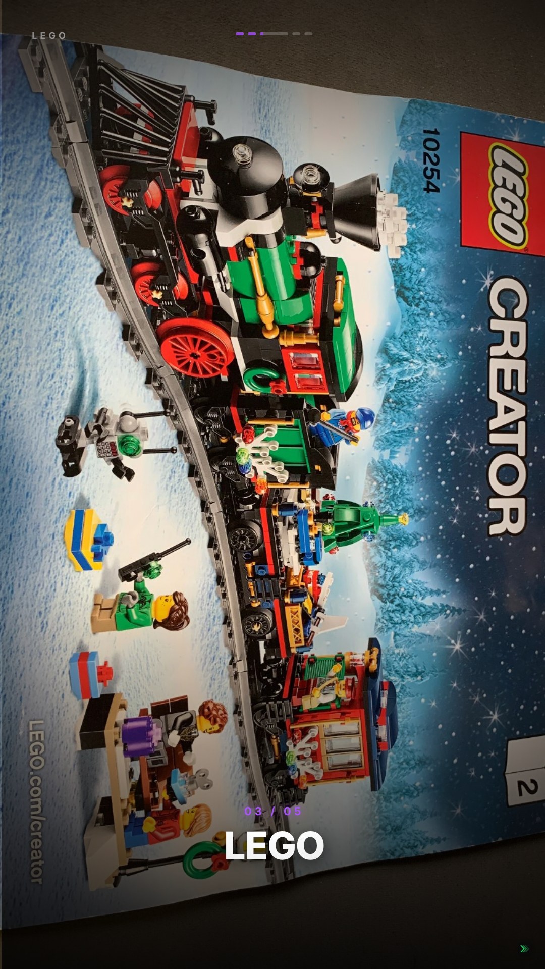 Exemple de vidéo de vente pour LEGO Creator Expert