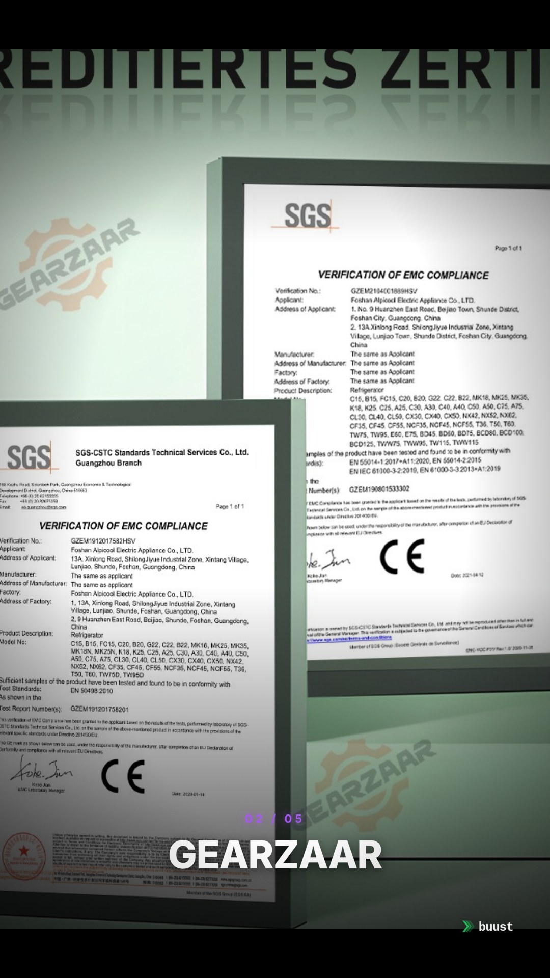 Verkaufsvideo-Beispiel für Kompressoren