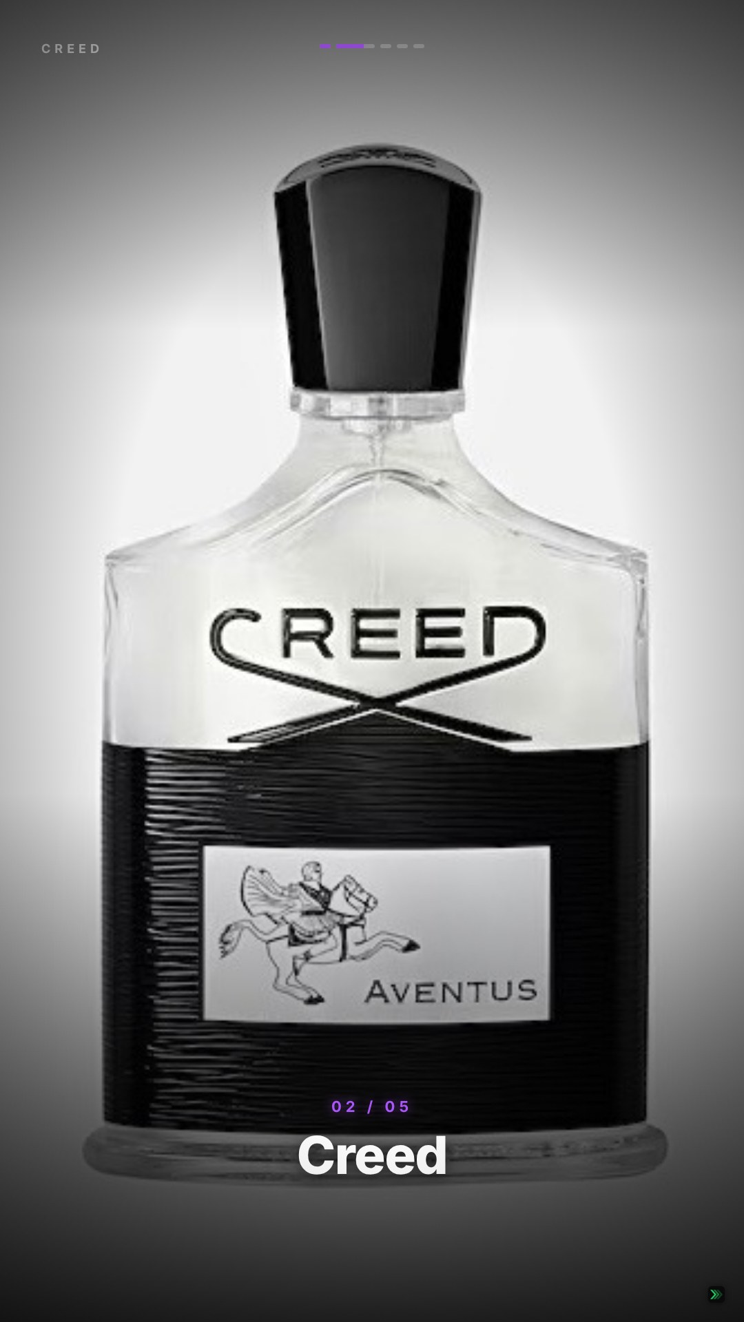 Verkaufsvideo-Beispiel für Herren-Parfum