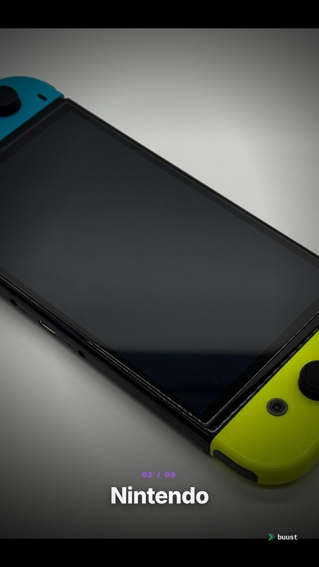 Verkaufsvideo-Beispiel für Nintendo Switch OLED