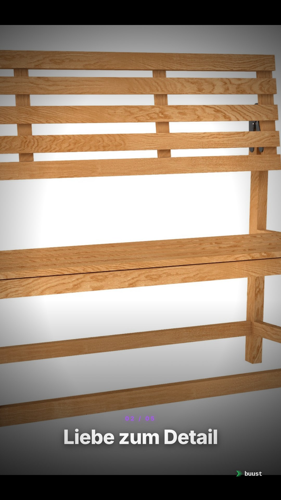 Verkaufsvideo-Beispiel für Teak-Gartenbänke