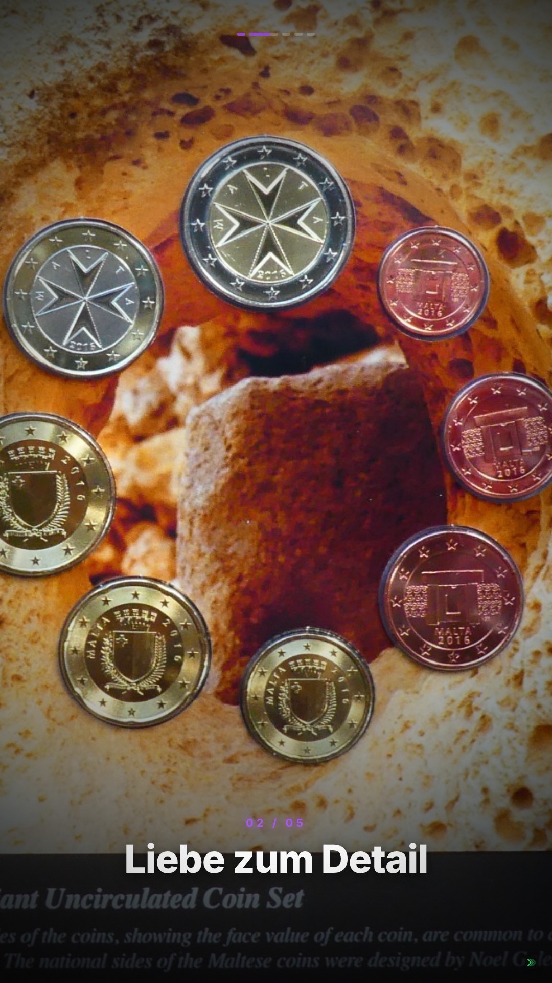 Sales video example for Sammler-Euromünzen