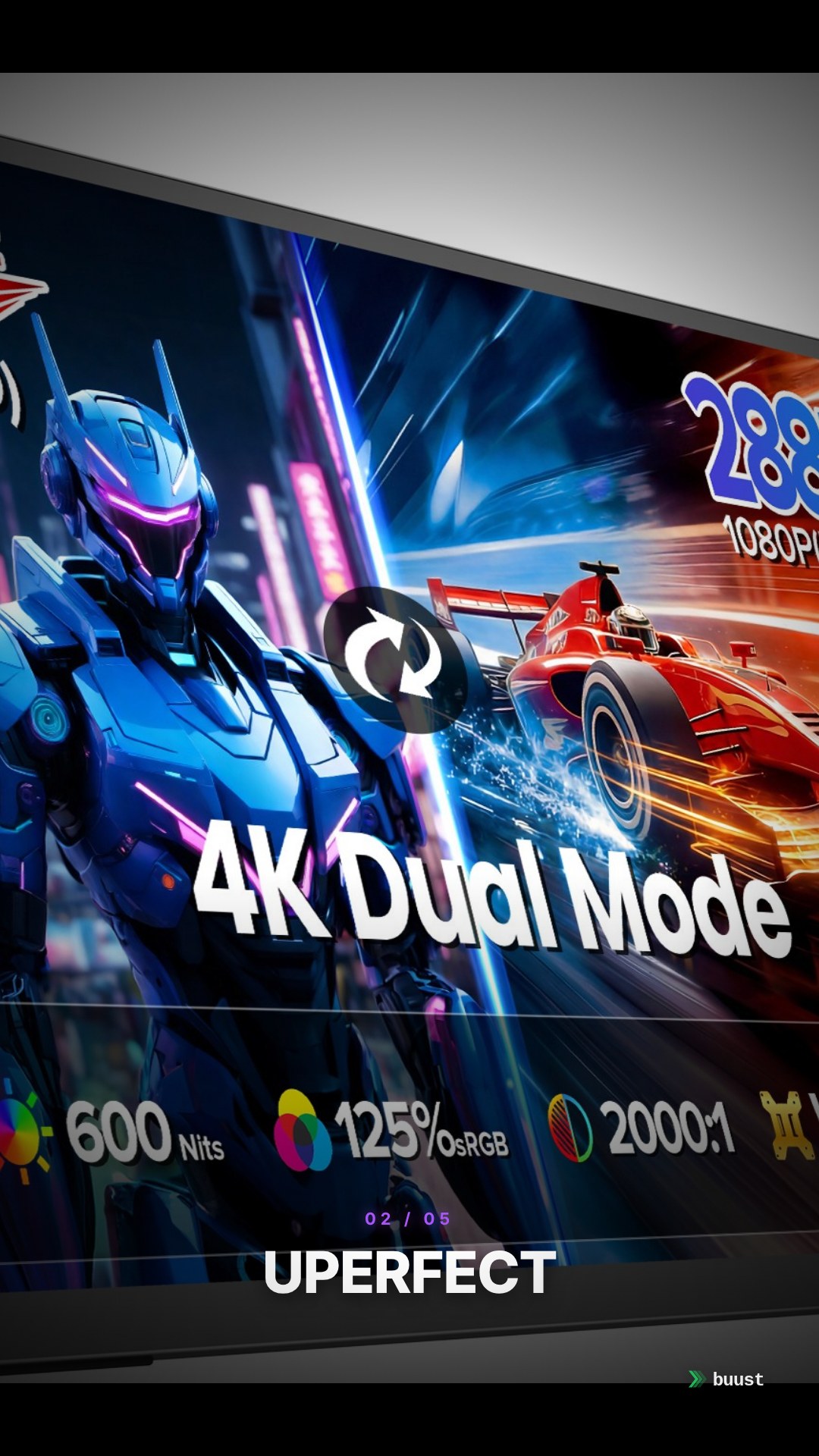 Verkaufsvideo-Beispiel für Gaming-Monitore