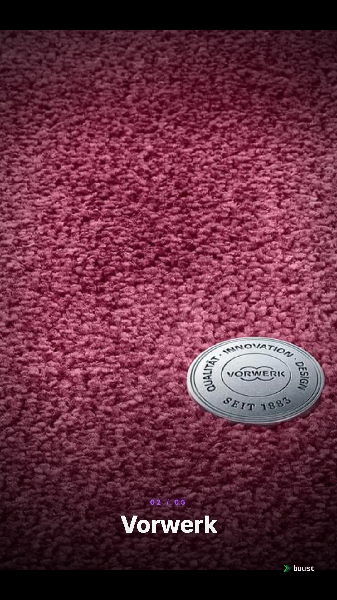 Verkaufsvideo-Beispiel für Teppich-Läufer