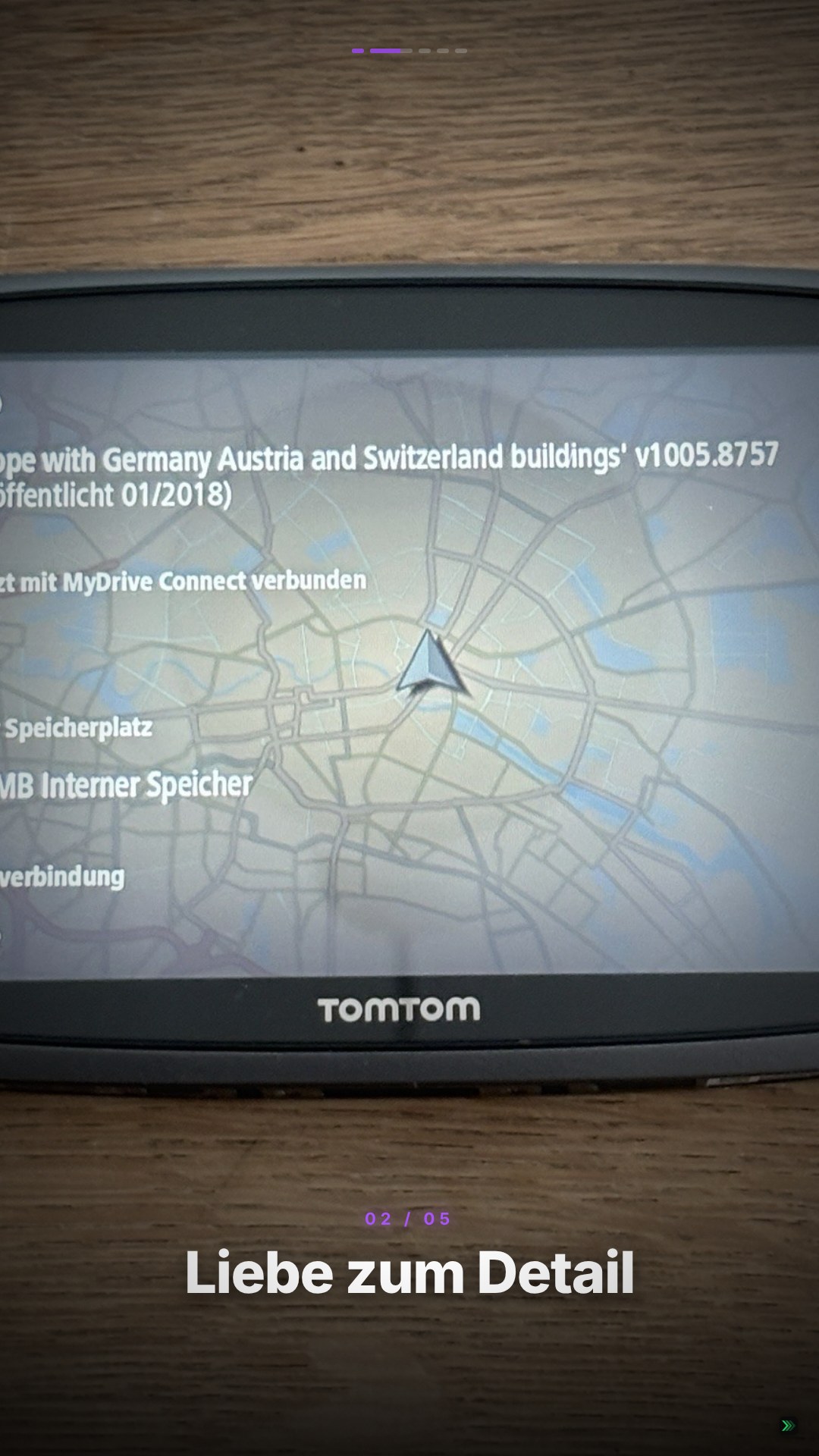 Verkaufsvideo-Beispiel für Navigationsgeräte