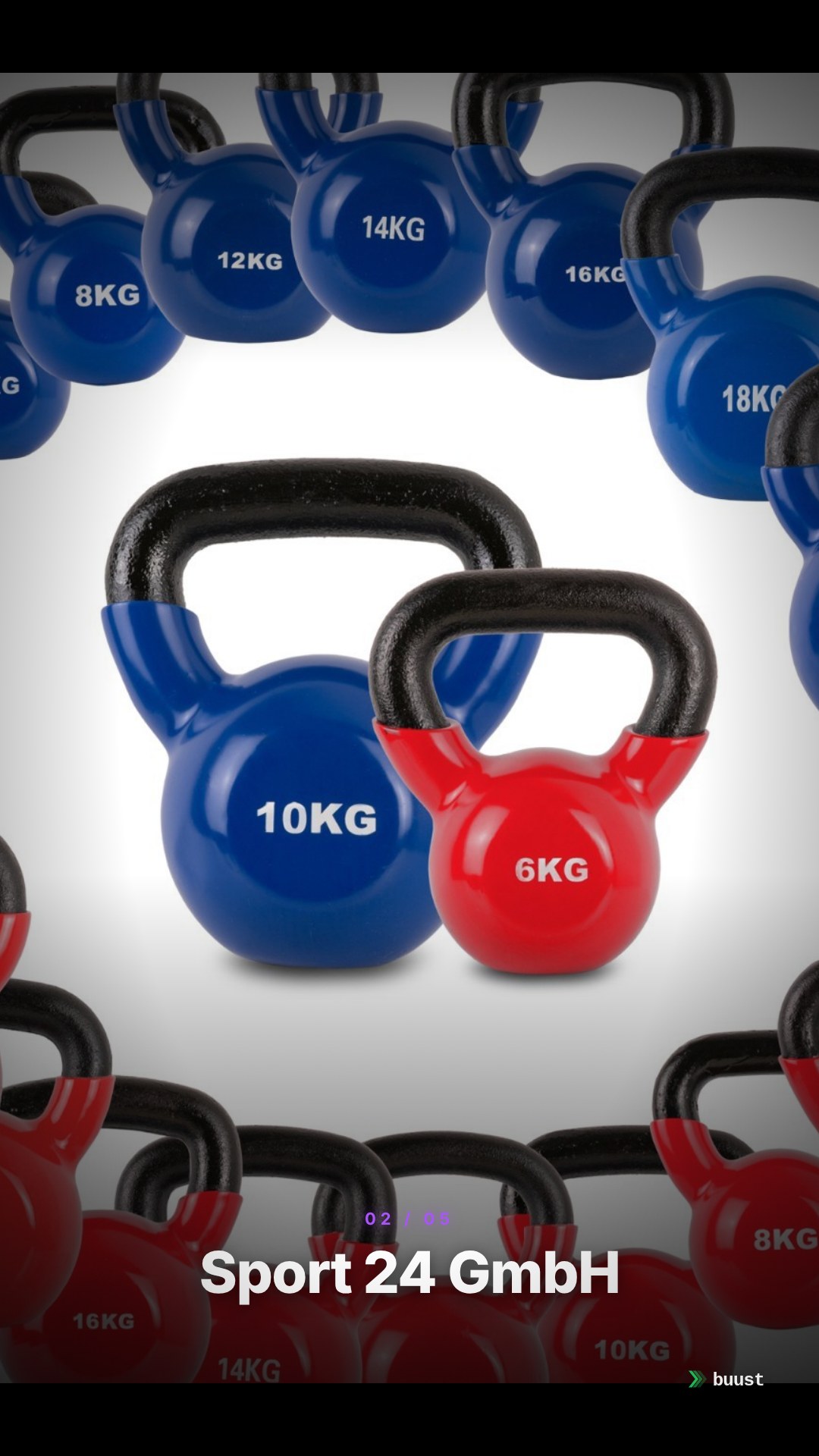 Verkaufsvideo-Beispiel für Kettlebells