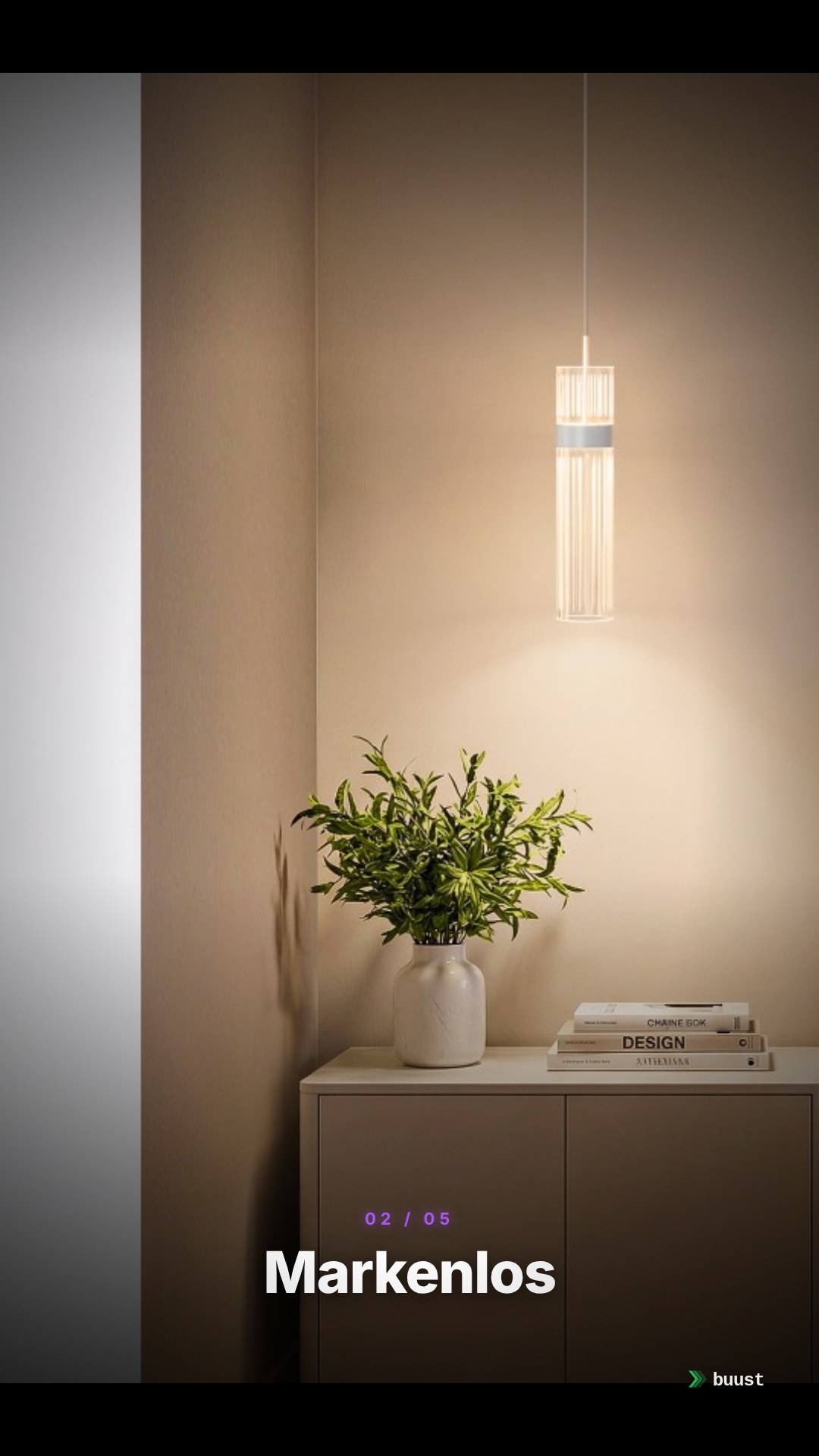 Verkaufsvideo-Beispiel für Design-Lampen