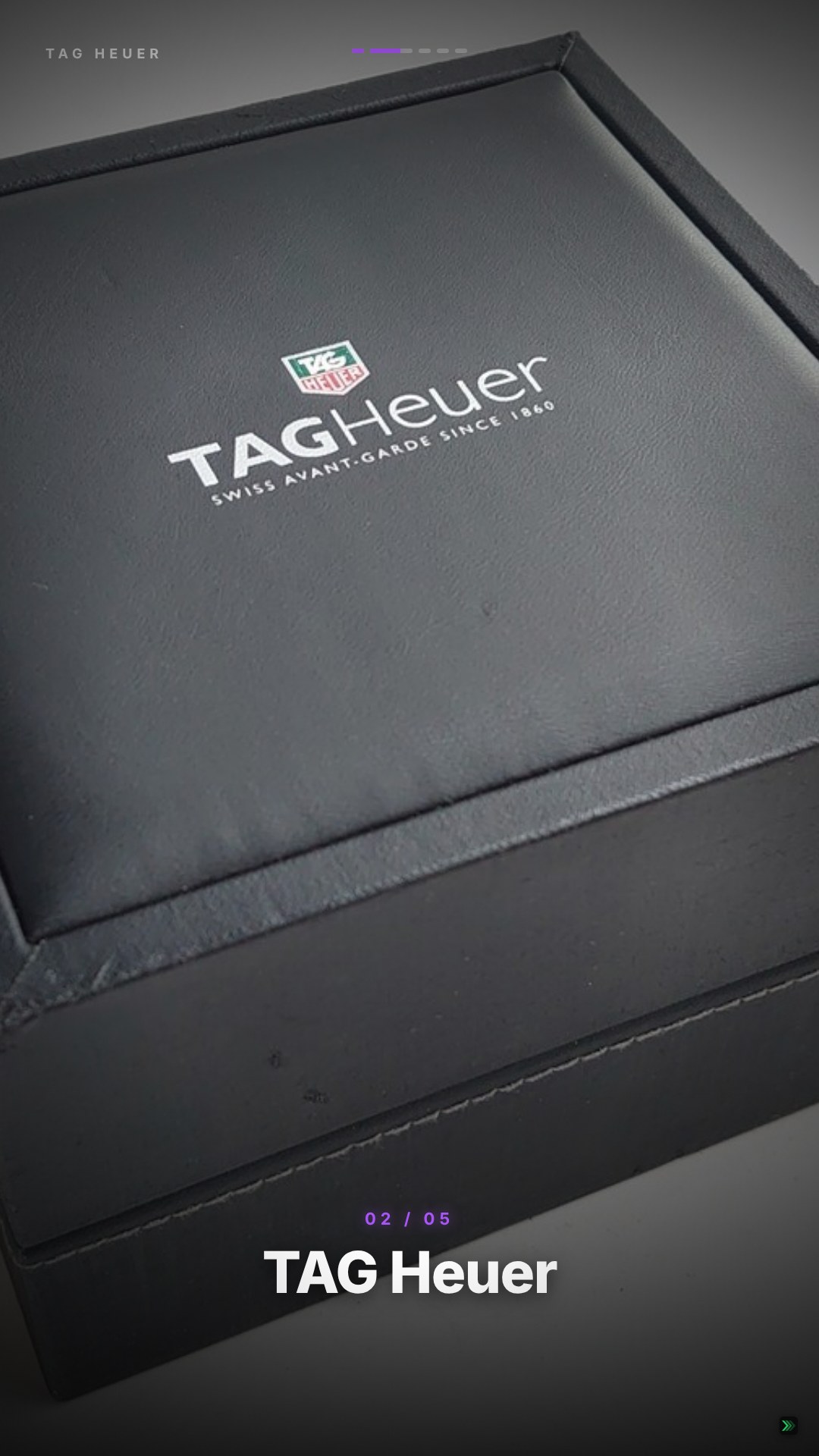 Verkaufsvideo-Beispiel für Vintage TAG Heuer