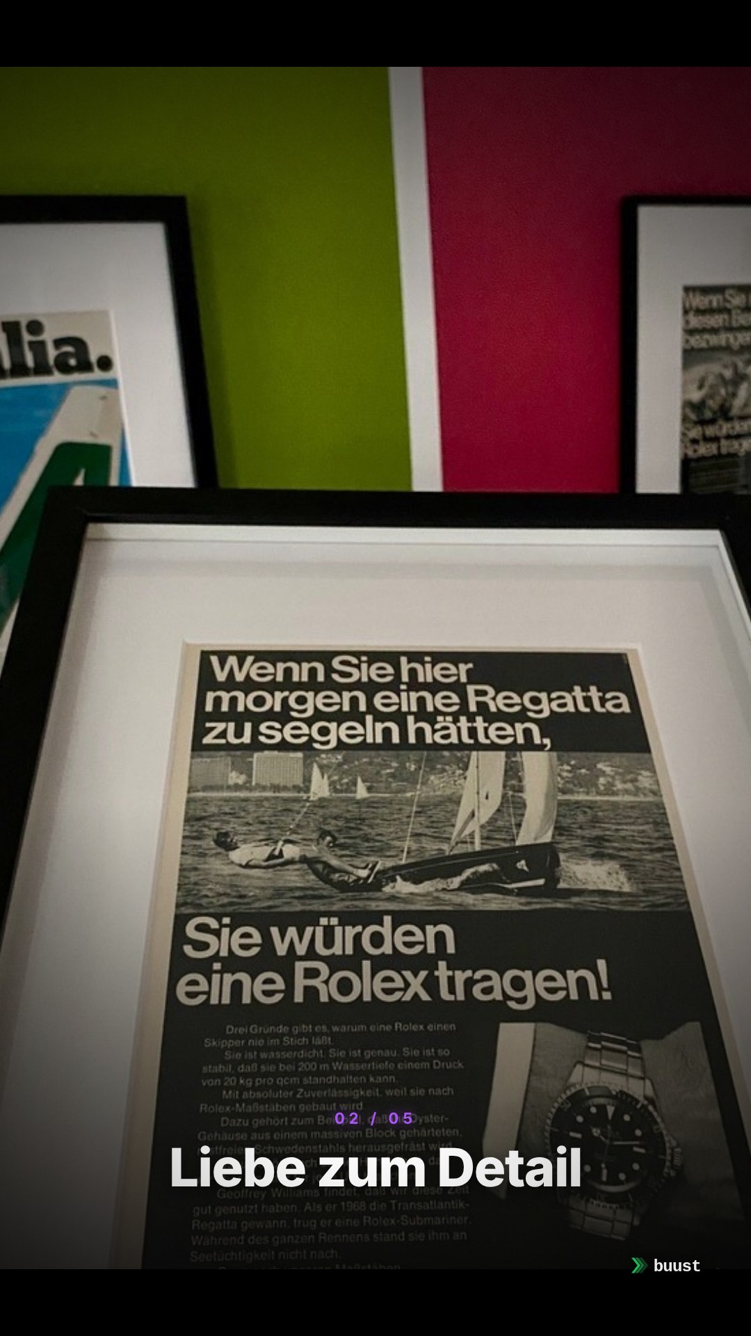 Verkaufsvideo-Beispiel für Rolex-Uhren