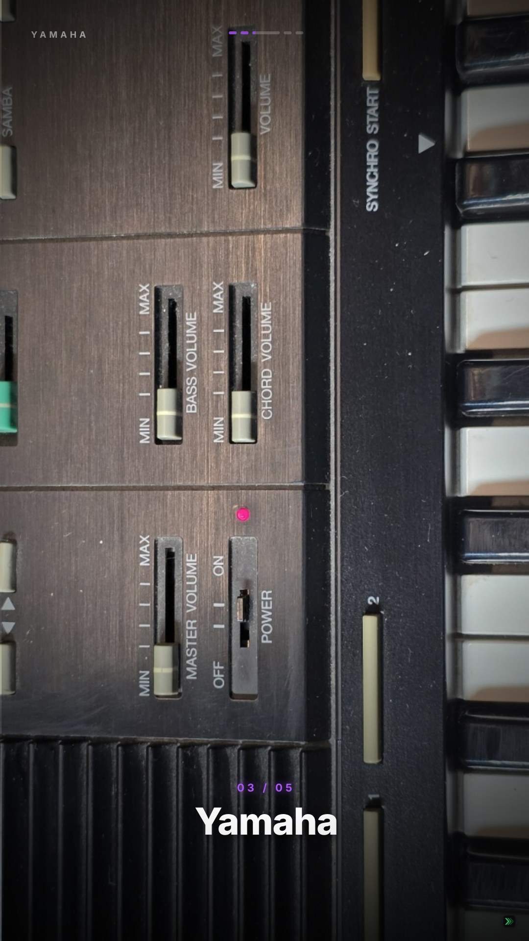 Exemple de vidéo de vente pour Yamaha-Keyboards