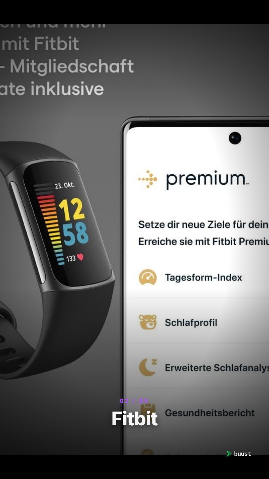 Verkaufsvideo-Beispiel für Fitness-Tracker