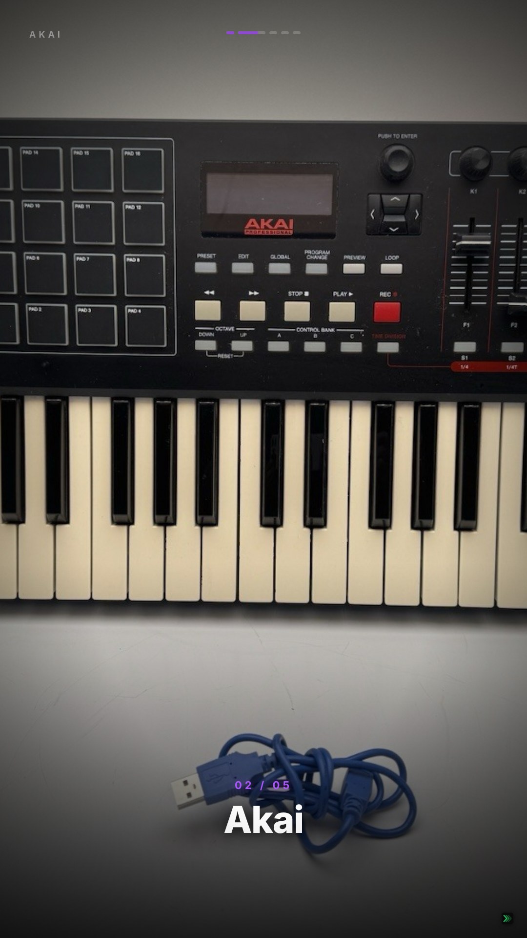 Exemple de vidéo de vente pour MIDI-Controller